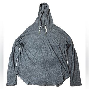 💜 Old Navy Lightweight Grey Marled Hoodie - Large